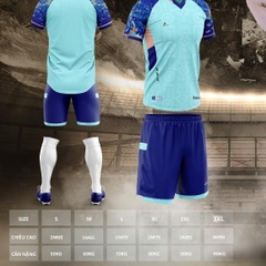 [NHẬN IN TÊN SỐ] Bộ Quần Áo Bóng Đá Kaiwin Viking Chính Hãng Chất Vải Siêu Thoáng Mát Thấm Hút Mồ Hôi