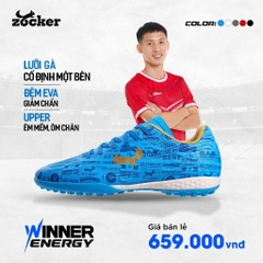 Giày Đá Bóng Chính Hãng Zocker Winner Energy BEFIT Chất Lượng Cao Cấp Phù Hợp Đá Tất Cả Mặt Sân