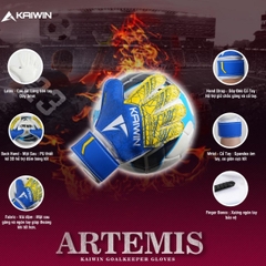 Găng tay thủ môn có xương chính hãng Kaiwin Artemis Giá Rẻ, Găng tay chụp bóng siêu dính chất lượng tốt