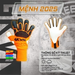 Găng thủ môn GKVN Mệnh siêu dính chính hãng, Găng bắt bóng mút Contact Đức chất lượng cao độ bền vượt trội