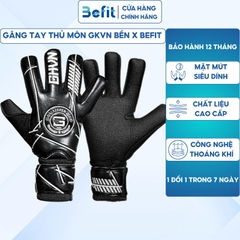 Găng tay thủ môn GKVN Bền chính hãng có xương tháo rời linh động, Găng tay bắt bóng có xương cao cấp độ bền vượt trội