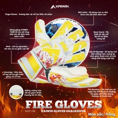 Găng tay thủ môn có xương chính hãng Kaiwin Artemis Giá Rẻ, Găng tay chụp bóng siêu dính chất lượng tốt