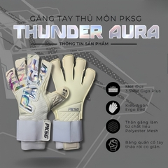 Găng Tay Thủ Môn PKSG Thunder siêu dính mặt mút Đức, găng bắt bóng chất lượng cao siêu bền vải thoáng khí