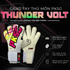 Găng Tay Thủ Môn PKSG Thunder siêu dính mặt mút Đức, găng bắt bóng chất lượng cao siêu bền vải thoáng khí
