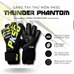 Găng Tay Thủ Môn PKSG Thunder siêu dính mặt mút Đức, găng bắt bóng chất lượng cao siêu bền vải thoáng khí