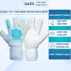 Găng tay thủ môn GKVN Phá chính hãng siêu dính, Găng tay bắt bóng BEFIT chất lượng cao mặt mút siêu bền