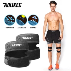 Băng gối thể thao Aolikes BEFIT có đệm tránh chấn thương dây chằng khi chơi pickleball, đá bóng, gym, chạy bộ