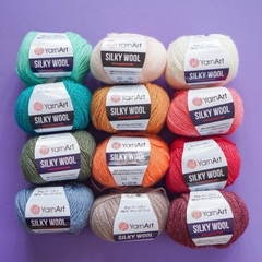 Len YarnArt SILKY WOOL (cuộn 25gr) (26321)