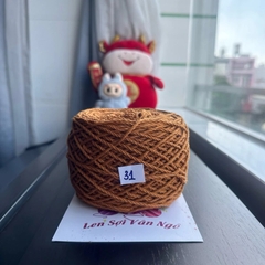 Sợi Macrame Cotton 2mm móc túi, mũ (cuộn 200gr) (26259)