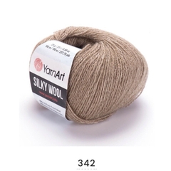 Len YarnArt SILKY WOOL (cuộn 25gr) (26321)