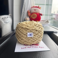 Sợi Macrame Cotton 2mm móc túi, mũ (cuộn 200gr) (26259)