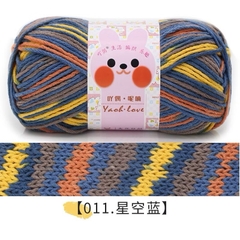 Len Yaoh sợi to 3mm màu loang (cuộn 100gr) (26295)