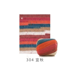 Sợi Lace Susan 3 màu loang móc đồ hè (cuộn 40gr) (26283)