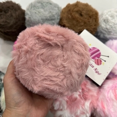 Len lông thỏ siêu mượt đan/móc thú bông, khăn, mũ (cuộn 100gr) (26299)