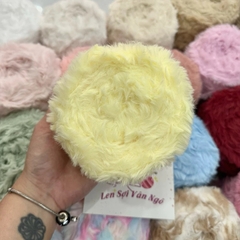 Len lông thỏ siêu mượt đan/móc thú bông, khăn, mũ (cuộn 100gr) (26299)