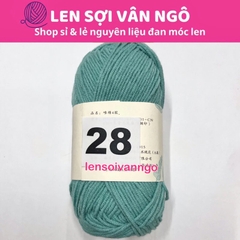 Len Susan 4 đan móc áo, khăn, thú bông, mũ... (cuộn 50gr) (26284)