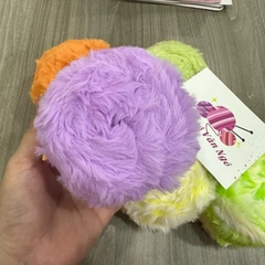 Len lông thỏ siêu mượt đan/móc thú bông, khăn, mũ (cuộn 100gr) (26299)