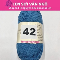 Len Susan 4 đan móc áo, khăn, thú bông, mũ... (cuộn 50gr) (26284)