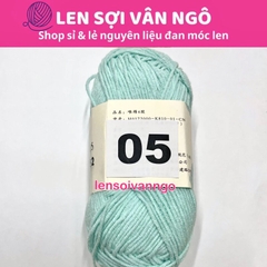 Len Susan 4 đan móc áo, khăn, thú bông, mũ... (cuộn 50gr) (26284)