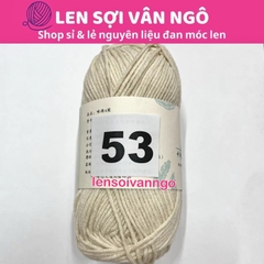 Len Susan 4 đan móc áo, khăn, thú bông, mũ... (cuộn 50gr) (26284)
