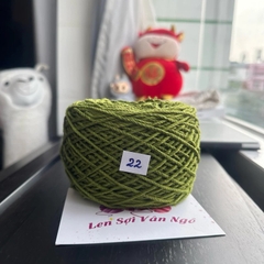 Sợi Macrame Cotton 2mm móc túi, mũ (cuộn 200gr) (26259)