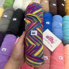 Len cotton love MÀU LOANG (cuộn 100gr) (26293)