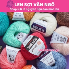 Len YarnArt SILKY WOOL (cuộn 25gr) (26321)