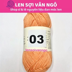 Len Susan 4 đan móc áo, khăn, thú bông, mũ... (cuộn 50gr) (26284)