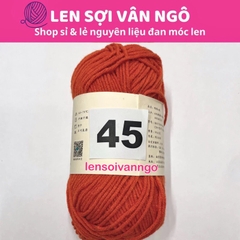 Len Susan 4 đan móc áo, khăn, thú bông, mũ... (cuộn 50gr) (26284)