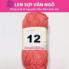 Len Susan 4 đan móc áo, khăn, thú bông, mũ... (cuộn 50gr) (26284)