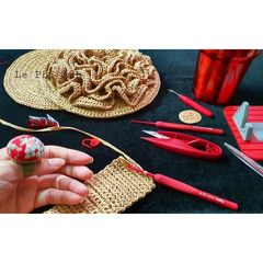 Kéo bấm đỏ (tặng kèm lưỡi kéo để thay thế) (26052)