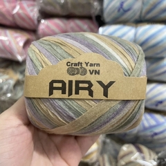 Sợi AIRY màu loang móc túi/mũ hè (cuộn 45gr) (26270)