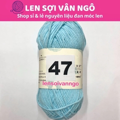 Len Susan 4 đan móc áo, khăn, thú bông, mũ... (cuộn 50gr) (26284)