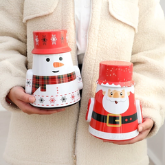 Hộp decor hình ông già Noel / người tuyết (26055)