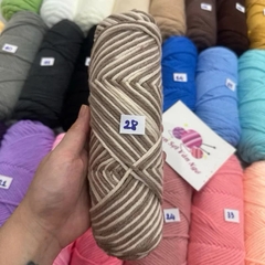 Len cotton love MÀU LOANG (cuộn 100gr) (26293)