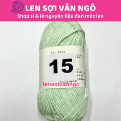 Len Susan 4 đan móc áo, khăn, thú bông, mũ... (cuộn 50gr) (26284)