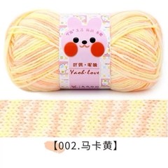 Len Yaoh sợi to 3mm màu loang (cuộn 100gr) (26295)