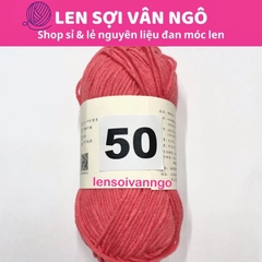 Len Susan 4 đan móc áo, khăn, thú bông, mũ... (cuộn 50gr) (26284)