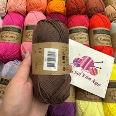 Sợi Scheepjes Catona nhập khẩu từ Hà Lan (cuộn 50gr) (26331)