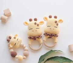 Hạt gỗ trang trí túi tỏi, vòng lục lạc đồ chơi cho bé (26073)