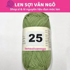 Len Susan 4 đan móc áo, khăn, thú bông, mũ... (cuộn 50gr) (26284)