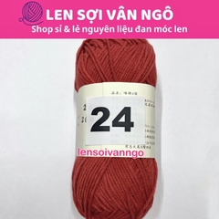 Len Susan 4 đan móc áo, khăn, thú bông, mũ... (cuộn 50gr) (26284)