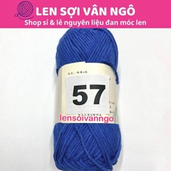 Len Susan 4 đan móc áo, khăn, thú bông, mũ... (cuộn 50gr) (26284)