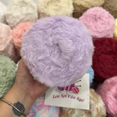 Len lông thỏ siêu mượt đan/móc thú bông, khăn, mũ (cuộn 100gr) (26299)