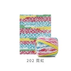 Sợi Lace Susan 3 màu loang móc đồ hè (cuộn 40gr) (26283)