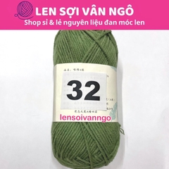 Len Susan 4 đan móc áo, khăn, thú bông, mũ... (cuộn 50gr) (26284)