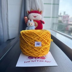 Sợi Macrame Cotton 2mm móc túi, mũ (cuộn 200gr) (26259)