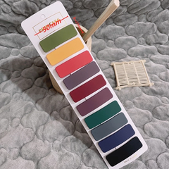 Vỉ kẹp bấm nhiều màu (vỉ 10c) (26095)