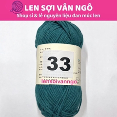 Len Susan 4 đan móc áo, khăn, thú bông, mũ... (cuộn 50gr) (26284)