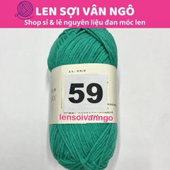 Len Susan 4 đan móc áo, khăn, thú bông, mũ... (cuộn 50gr) (26284)